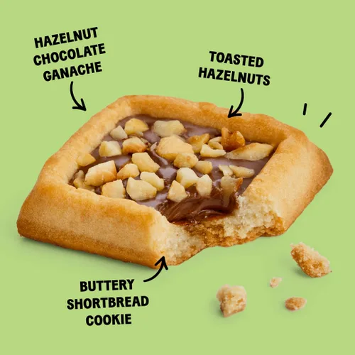 Miniatura 5 de Michel et Augustin Paquete variado de bolsas para galletas, 2 sabores: chocolate con leche y caramelo + chocolate con leche y avellana, 15 galletas