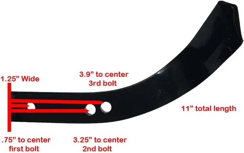 Miniatura 2 de Juego de 4 dientes de repuesto Roto Tiller 1901118A 1901118 742-0105 742-0106 (4)