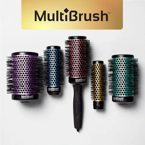 Miniatura 7 de Olivia Garden MultiBrush - Cepillo térmico desmontable no eléctrico con barril de cerámica
