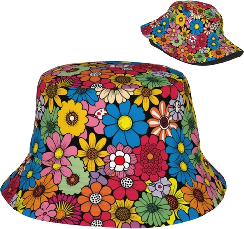 Bucket Hats for Women Sun Beach Travel Cap Unisex Men Bucket Hat