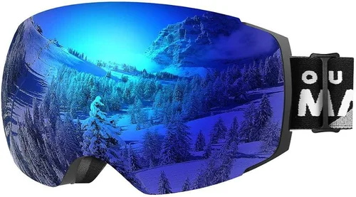 Miniatura 31 de OutdoorMaster Gafas de esquí PRO – sin marco, lente intercambiable, 100% protección UV400, gafas de nieve para hombres y mujeres