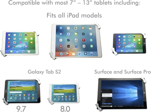Miniatura 6 de Carcasa de montaje en pared – Caja de seguridad articulada CTA con rotación de 360 grados – Compatible con iPad Gen. 5 y 6, iPad Air 1 y 2 y iPad