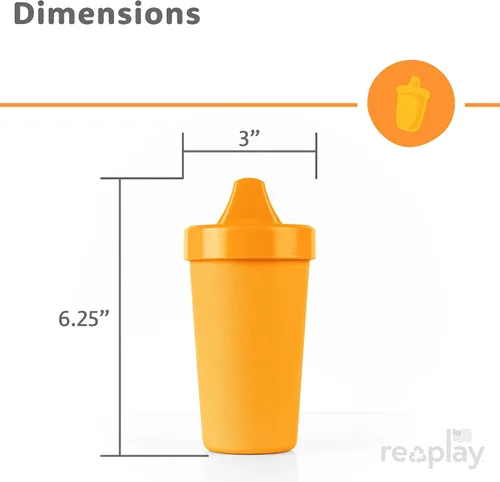 Miniatura 9 de Re-Play - Vasos con tapa y boquilla de 10 oz., hechos en EE.UU. para niños pequeños de 1 año en adelante, a prueba de derrames, aptos
