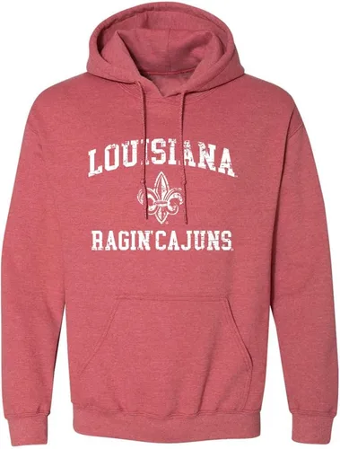 Miniatura 3 de Sport Your Gear Sudadera con capucha retro envejecida con licencia oficial de la NCAA para el día del juego, ropa para fanáticos Kent Navy Heather