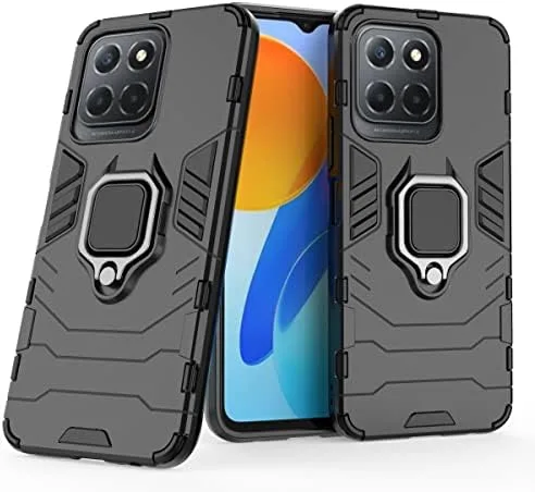 Miniatura 2 de ZMONE - Funda protectora para Honor X8 5G, Honor X6, Honor X6s, con protector de pantalla de vidrio (paquete de 2), resistente de doble capa, grado