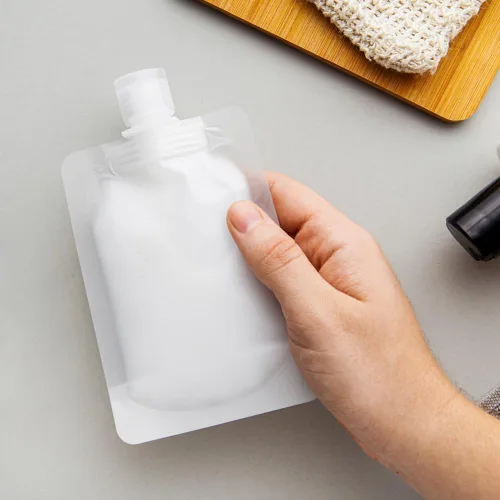 Miniatura 2 de 15 bolsas portátiles de embalaje de maquillaje líquido de viaje, bolsas portátiles 2025 para artículos de tocador, accesorios de viaje recargables
