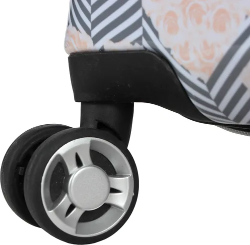 Miniatura 6 de Betsey Johnson Maleta rígida de equipaje de 3 piezas con ruedas giratorias (20 pulgadas, 26 pulgadas, 30 pulgadas) (talla única, puntal flamenco)..
