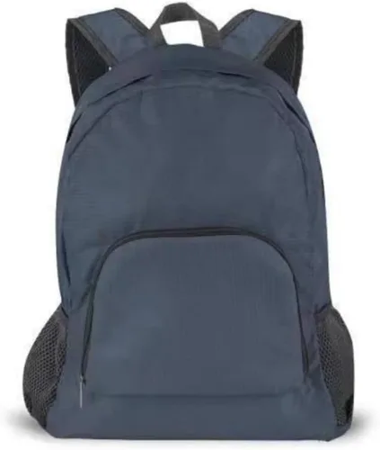 Miniatura 8 de Cuero genuino lona encerada mochila viaje mochila portátil bolsa Gris