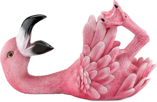 Miniatura 6 de True Flirty Flamingo - Soporte para botella de vino de poliresina, perfecto para decoración de cocina, accesorios de vino, decoración de bar