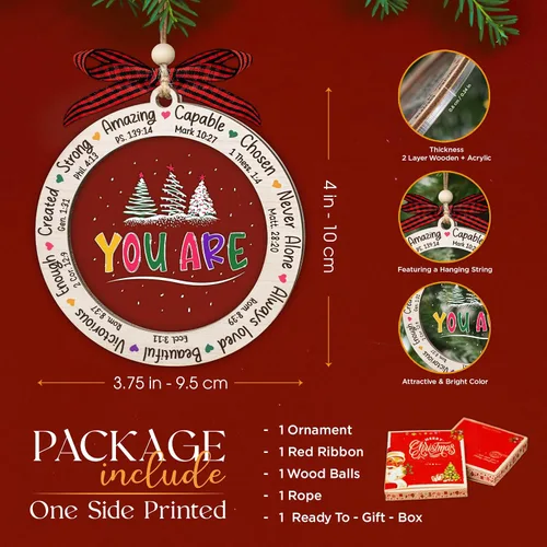 Miniatura 2 de Regalos cristianos para mujeres, adornos de Navidad 2025, adornos de Navidad cristianos, regalos religiosos para mujeres, adorno religioso, regalo