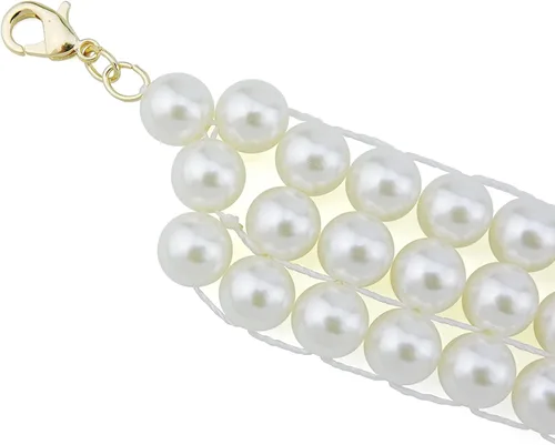 Miniatura 4 de Collar bohemio africano de madera o acrílico con cuentas, collar de hebras en capas de racimo grueso, gargantilla de madera para mujer, joyería