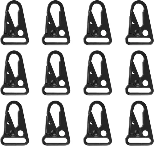 TRIWONDER Clips de boca ampliados HK Gancho de alta resistencia Ganchos a presión Clips de honda para Paracord al aire libre bolsa mochila