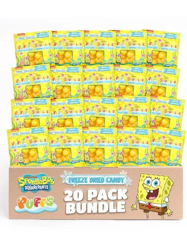 Miniatura 5 de Minions - Puffs de caramelo liofilizado de Navidad por Bubblegum Kids Relleno de calcetines, dulces de vacaciones, recuerdos de fiesta, sabor