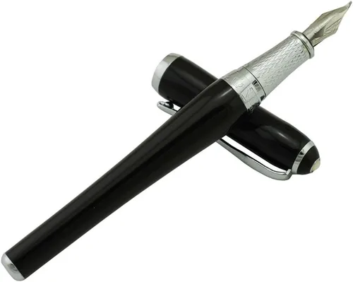 Miniatura 6 de Duke Asian Calligraphy Fude Nib Pluma estilográfica fina a ancha Naturaleza Madre Perla en tapa con estuche para bolígrafo boceto Dibujo Arte Firma