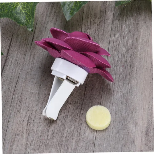 Miniatura 7 de SUPVOX Ambientadores de aire para automóvil: difusor de aromaterapia hecho a mano de camelia, rojo rosa, decoración estética de flores