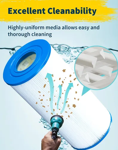 Miniatura 5 de 4429 Spa Filter Cartridge Replaces for Unicel C-4429, DSF25-50, FC-3082, Nemco 30, Darlly 40302, 30 sq.ft Hot Tub Filter (2 Pc)