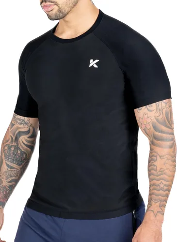 Miniatura 7 de Kewlioo - Camisa de traje de sauna para hombre, chaleco de compresión de sudor que atrapa el calor, faja moldeadora, chaqueta versátil para hacer