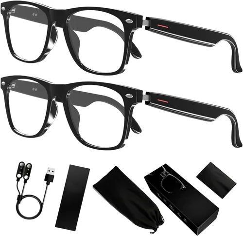 Anteojos inteligentes con canciones escuchables, lentes de sol inalámbricos Bluetooth inteligentes para mujeres y hombres
