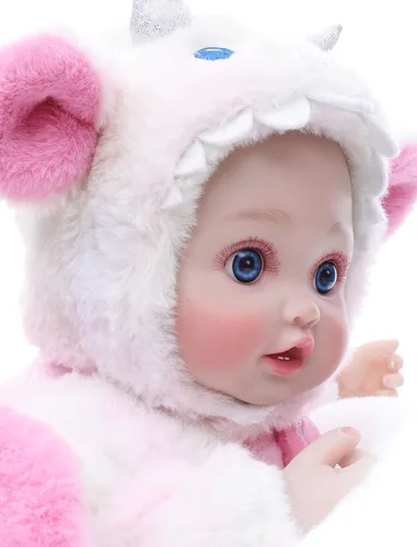 Miniatura 9 de Muñecas de bebé, muñeca de 18 pulgadas de gran tamaño, muñeca de bebé realista, cuerpo suave y lindo, muñeca de bebé de la vida real con accesorios