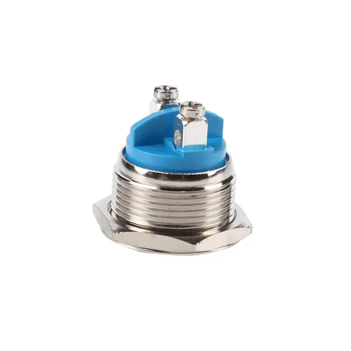 Miniatura 4 de Fydun - Interruptor de botón de metal de 0.748 in, interruptor momentáneo de bocina de botón de 12 V para interruptor de coche, interruptor