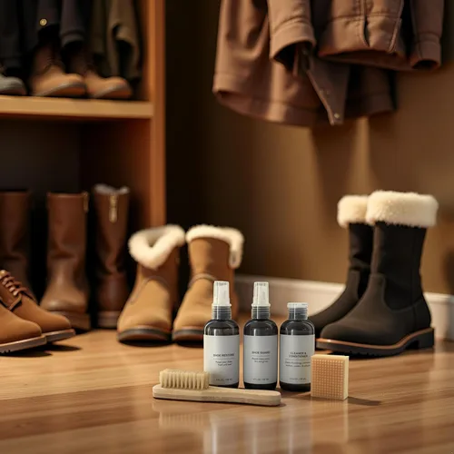 Miniatura 6 de Kit de cuidado de zapatos de gamuza, limpiador, acondicionador, spray impermeable, cepillo y borrador para tenis, botas, mocasines Protección