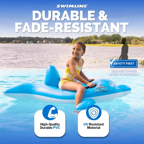 Miniatura 2 de Swimline Flotador de piscina estable de delfines