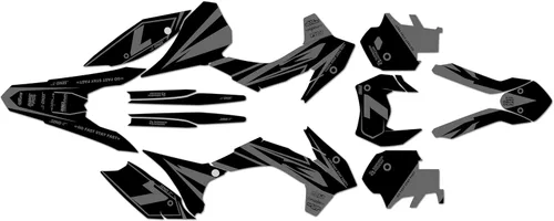 Miniatura 4 de Kit de gráficos para KTM 250XCF-W Y 350XCF-W (2014-2015) Bold Series Cyan 16 Mil - Adhesivos para motocicleta Dirt Pit Bike Motocicleta, accesorios