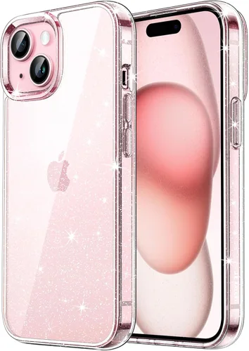 Miniatura 9 de JETech - Funda con purpurina para iPhone 15 de 6.1 pulgadas, funda brillante a prueba de golpes, bonita y brillante para mujeres y niñas (negro)