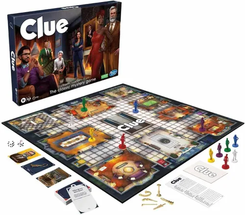 Miniatura 7 de Cluedo - Juego de mesa para niños de 8 años en adelante, clásico reinventado para 2-6 jugadores, juegos misteriosos de detectives, tiempo en familia