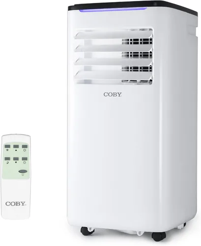 Miniatura 9 de Coby CBPAC815H Unidad de CA 4 en 1, calentador, deshumidificador y ventilador, 12,000 BTU Aire acondicionado portátil, blanco