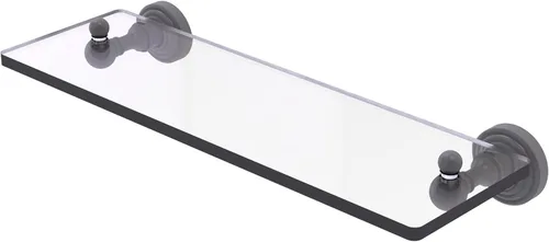 Miniatura 15 de Allied Brass WP-1/16 Waverly Place Collection - Estante de cristal con bordes biselados de 16 pulgadas, bronce aceitado Oil Rubbed Bronze