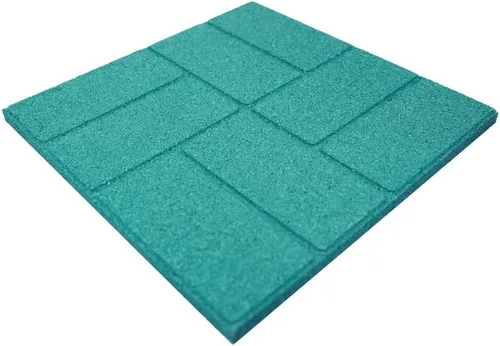 Miniatura 4 de RevTime 6 pavimentadoras de goma de jardín de doble cara de 16 x 16 pulgadas para adoquines de patio, escalón y camino, azulejos de goma