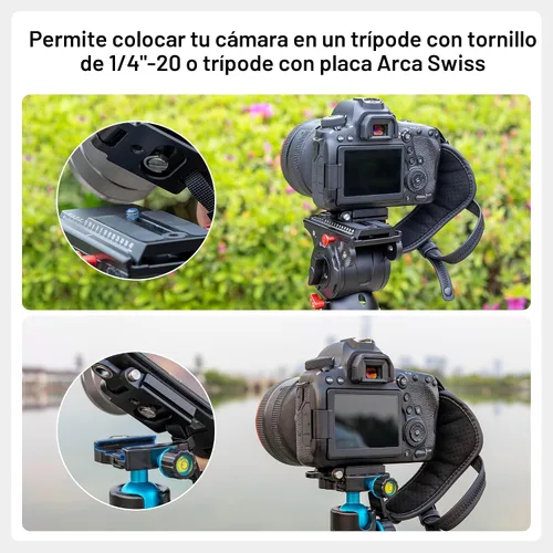Miniatura 6 de JJC Correa de Mano Deluxe de Microfibra para Cámara, Correa de Muñeca Acolchada y Segura para Cámara Canon Nikon Sony Fujifilm Olympus DSLR y Sin