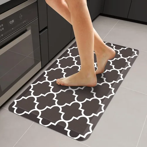 Miniatura 77 de WISELIFE - Tapete antifatiga para piso de 4/5 pulgadas, tapete de cocina antideslizante, impermeable, resistente, ergonómico, cómodo, duradero
