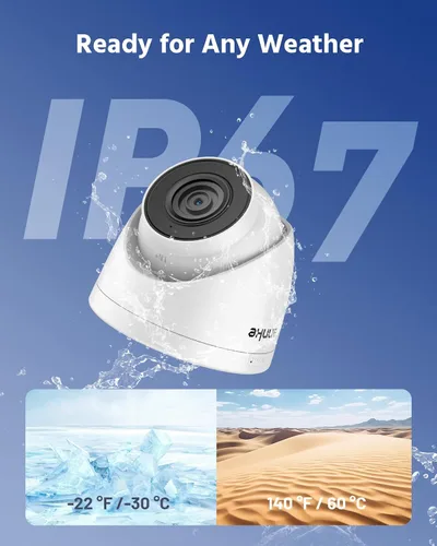 Miniatura 8 de ANNKE Cámara PoE de 3 MP con audio/micrófono, cámara de seguridad IP de torreta para interiores y exteriores, visión nocturna en color, detección