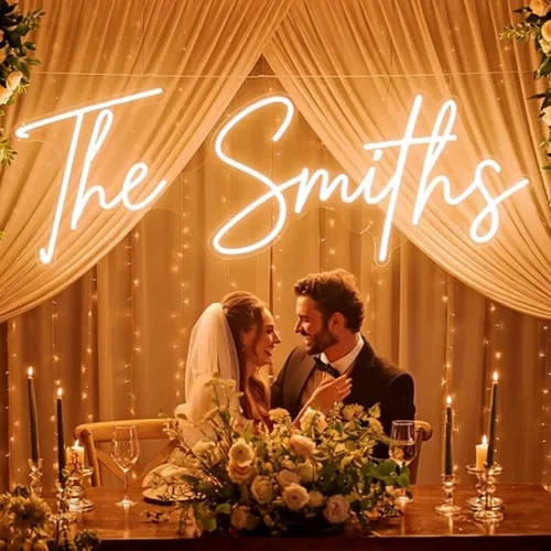 Miniatura 8 de ADVPRO Letreros de neón LED personalizados, personalizables para decoración de pared, boda, fiesta de cumpleaños, letrero de neón LED grande Rosa