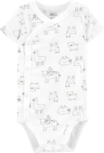 Miniatura 2 de Simple Joys by Carter's Unisex Babies' Short-Sleeve Bodysuit, Multipacks