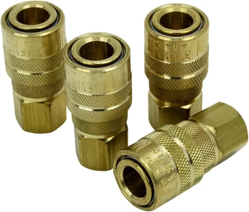 Miniatura 9 de Milton 715BK FNPT M Acoplador 1/4 pulgadas, caja de 100