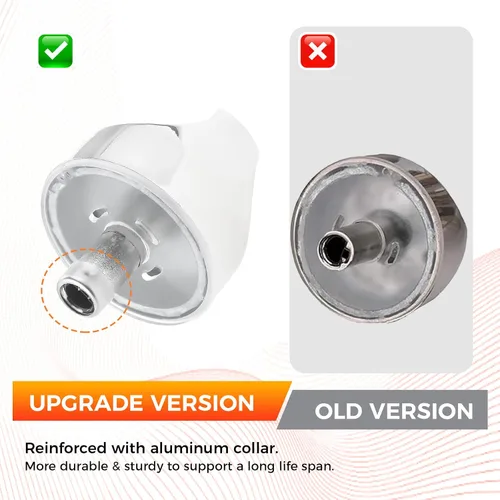 Miniatura 6 de Paquete de 5 perillas de control de quemador de cocina WB03X32194 WB03T10329, perillas de acero inoxidable para estufa GE Cafe Series, reemplazo
