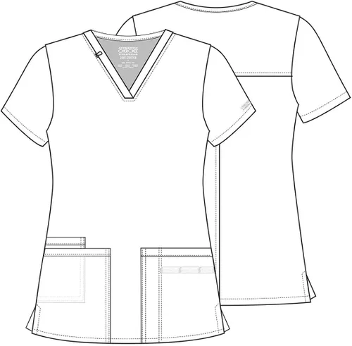 Miniatura 7 de Scrubs for Women Workwear Core Stretch V-Neck Top, Soft Brushed Twill WW630
