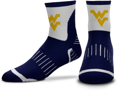Miniatura 23 de For Bare Feet Adult NCAA Surge Quarter Length Crew Socks - All Weather Performance - Men & Women - Enhance Your Team Footwear