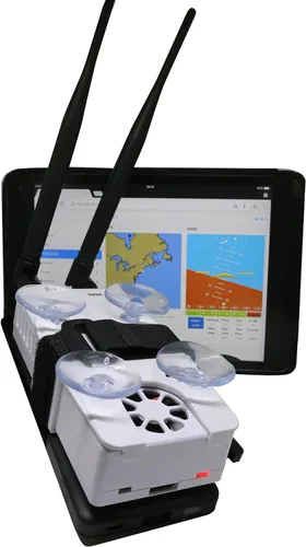 Miniatura 2 de Stratux ADS-B Receptor de doble banda para aviación meteorológica y tráfico - WAAS GPS externo, AHRS, paquete de baterías, montaje de succión