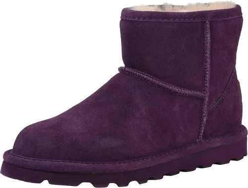 BEARPAW Alyssa - Botas al tobillo para mujer de múltiples colores, botas de invierno, fáciles de poner y quitar