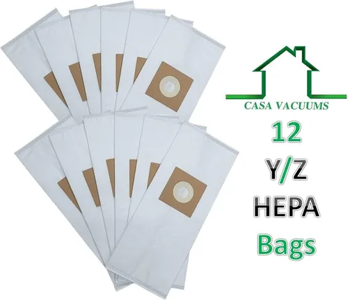 Miniatura 4 de Casa Vacuums Paquete de 12 bolsas de repuesto Hoover tipo Y y Z HEPA limpiadoras. Se adapta a Hoover Windtunnel, Tempo, Power Drive, Dimension, Dirt