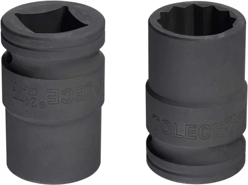 Miniatura 5 de uxcell 3/4-Inch Drive 0.945 in 12-Point Impact Socket, CR-MO Steel 2.205 in Longitud, Tamaños métricos estándar