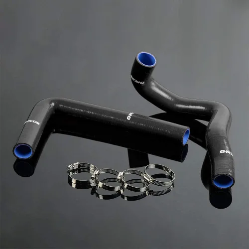 G-PLUS Manguera de radiador de silicona compatible con Toyota Supra JZA80 NA NON Turbo 2JZ-GE 1993-1998, color negro