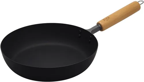 Takumi MGFR24 - Sartén de hierro, 9.4 pulgadas (9.4 in), compatible con inducción, placa de magma, fabricada en Japón