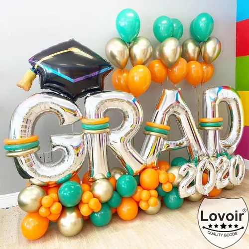 Miniatura 3 de Lovoir Globos grandes de 40 pulgadas con la letra G de color plateado de gran tamaño, globo de helio de aluminio de Mylar para fiesta de cumpleaños