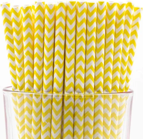Miniatura 4 de Paquete de 150 pajitas de papel biodegradables con lunares rojos de 4 capas (compostables, no tóxicas, sin BPA)