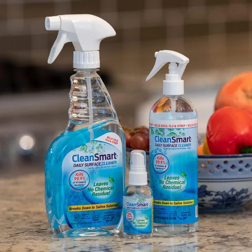 Miniatura 5 de CleanSmart El desinfectante To Go mata el 99.9% de los virus, aprobado por la TSA para viajes seguros, botella de 2 onzas (paquete de 3)